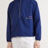 Logo-Embroidered Shell Half-Zip Jacket - FR Logo-Embroidered Shell Half-Zip Jacket - FR