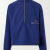 Logo-Embroidered Shell Half-Zip Jacket Logo-Embroidered Shell Half-Zip Jacket