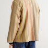 Striped Cotton Chore Jacket - BK Striped Cotton Chore Jacket - BK
