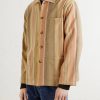 Striped Cotton Chore Jacket - FR Striped Cotton Chore Jacket - FR