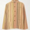 Striped Cotton Chore Jacket Striped Cotton Chore Jacket