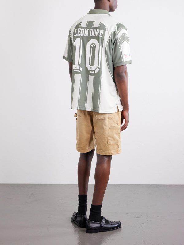 Logo-Appliquéd Striped Jersey T-Shirt - BK Logo-Appliquéd Striped Jersey T-Shirt - BK