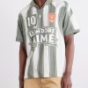 Logo-Appliquéd Striped Jersey T-Shirt - FR Logo-Appliquéd Striped Jersey T-Shirt - FR