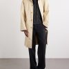 Camp-Collar Striped Cotton-Blend Jacquard Shirt - OU Camp-Collar Striped Cotton-Blend Jacquard Shirt - OU
