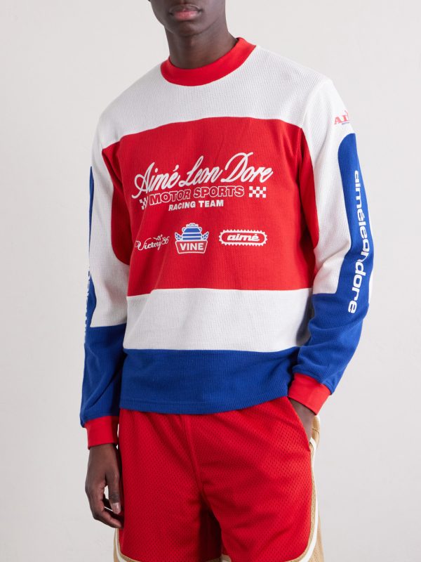 Motocross Printed Cotton-Jersey T-Shirt - FR
