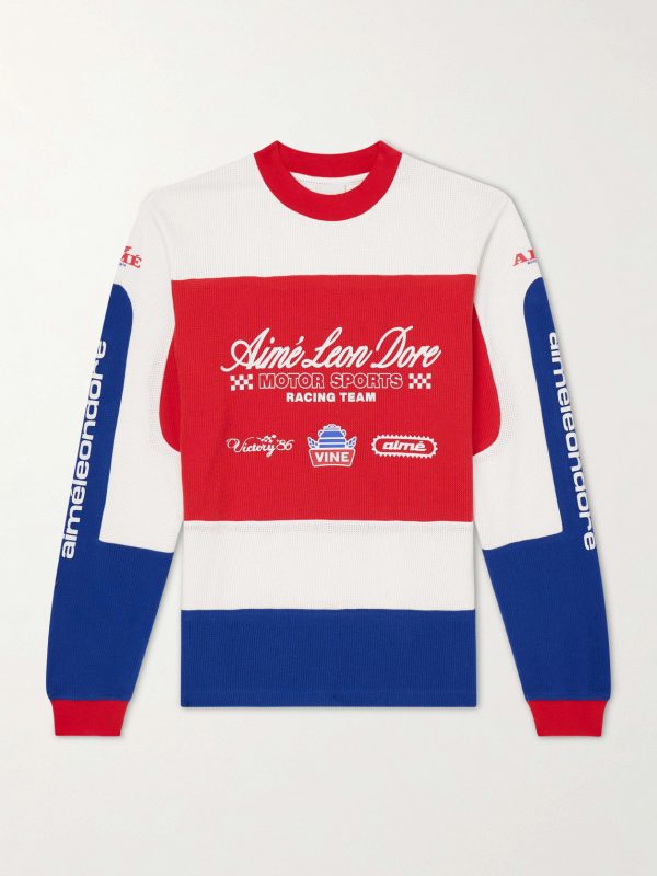 Motocross Printed Cotton-Jersey T-Shirt