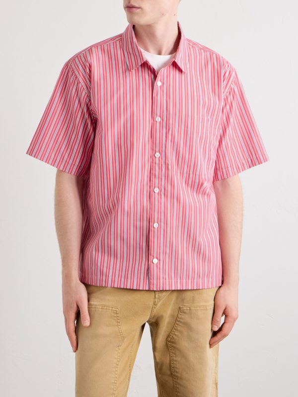 Striped Cotton-Poplin Shirt - FR Striped Cotton-Poplin Shirt - FR