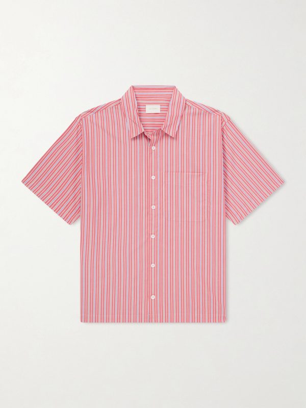 Striped Cotton-Poplin Shirt Striped Cotton-Poplin Shirt