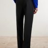 Straight-Leg Pleated Virgin Wool Trousers - BK