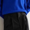 Straight-Leg Pleated Virgin Wool Trousers - CU
