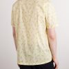 Camp-Collar Printed Cotton Shirt - BK Camp-Collar Printed Cotton Shirt - BK