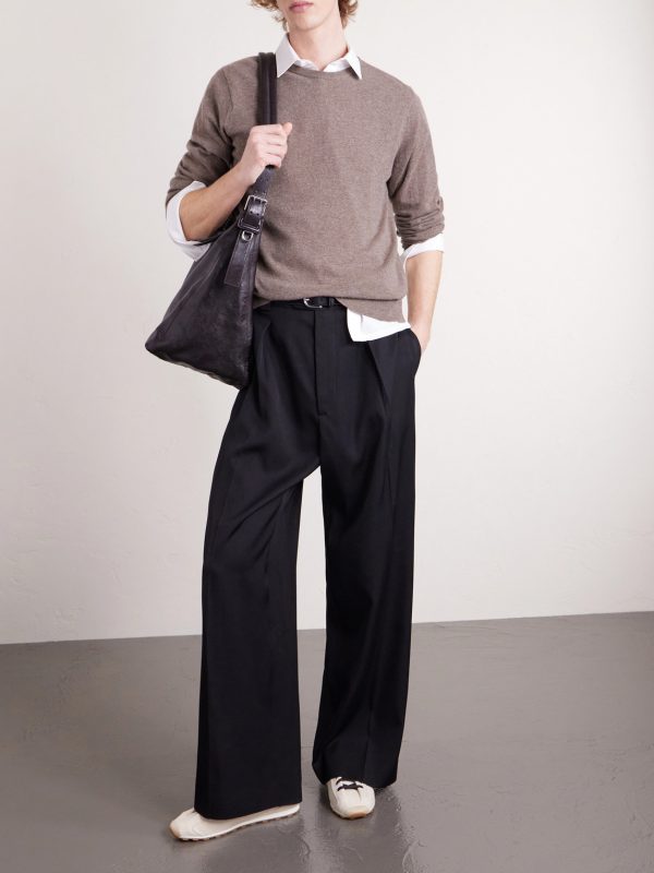 Wool and Cashmere-Blend Sweater - OU