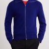 Zip-Up Wool- Blend Sweater - FR