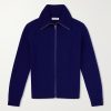 Zip-Up Wool- Blend Sweater
