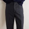 Straight-Leg Wool and Mohair-Blend Trousers - CU Straight-Leg Wool and Mohair-Blend Trousers - CU