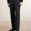 Straight-Leg Wool and Mohair-Blend Trousers - FR Straight-Leg Wool and Mohair-Blend Trousers - FR