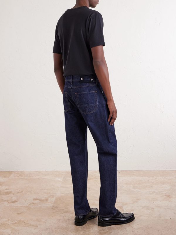 STONE ISLAND DENIM Denim Straight-Leg Jeans - BK STONE ISLAND DENIM Denim Straight-Leg Jeans - BK