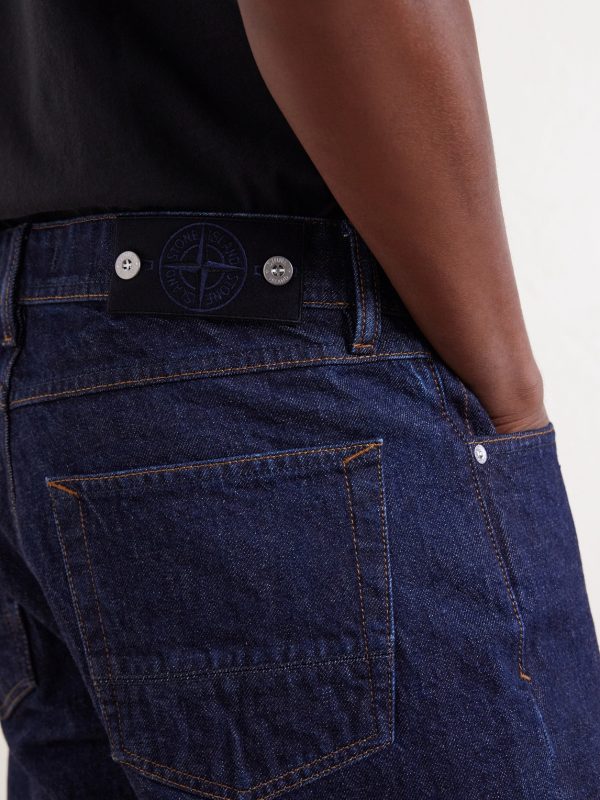 STONE ISLAND DENIM Denim Straight-Leg Jeans - E2 STONE ISLAND DENIM Denim Straight-Leg Jeans - E2