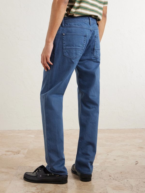 STONE ISLAND DENIM Denim Slim-Fit Straight-Leg Jeans - BK STONE ISLAND DENIM Denim Slim-Fit Straight-Leg Jeans - BK