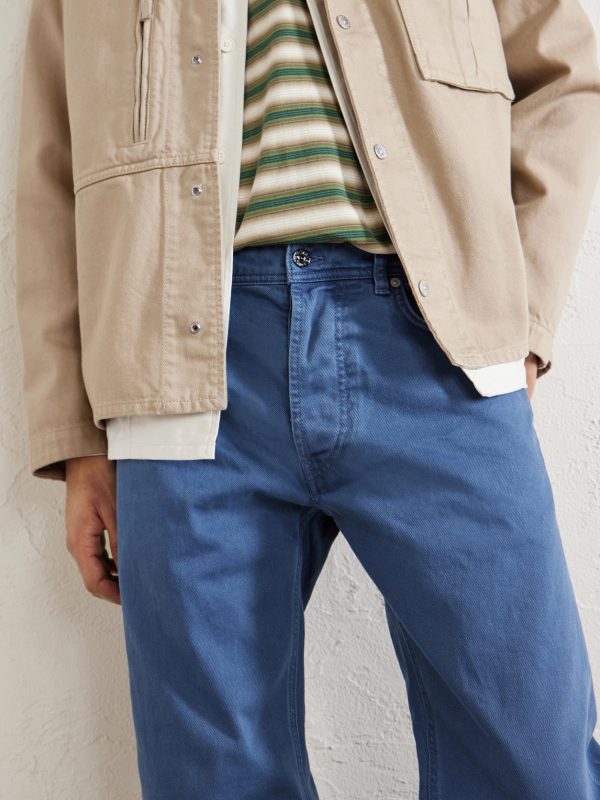 STONE ISLAND DENIM Denim Slim-Fit Straight-Leg Jeans - CU STONE ISLAND DENIM Denim Slim-Fit Straight-Leg Jeans - CU