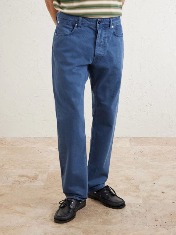 STONE ISLAND DENIM Denim Slim-Fit Straight-Leg Jeans - FR STONE ISLAND DENIM Denim Slim-Fit Straight-Leg Jeans - FR