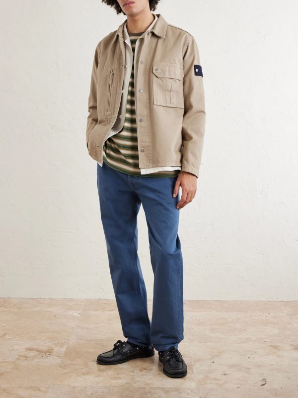 STONE ISLAND DENIM Denim Slim-Fit Straight-Leg Jeans - OU STONE ISLAND DENIM Denim Slim-Fit Straight-Leg Jeans - OU