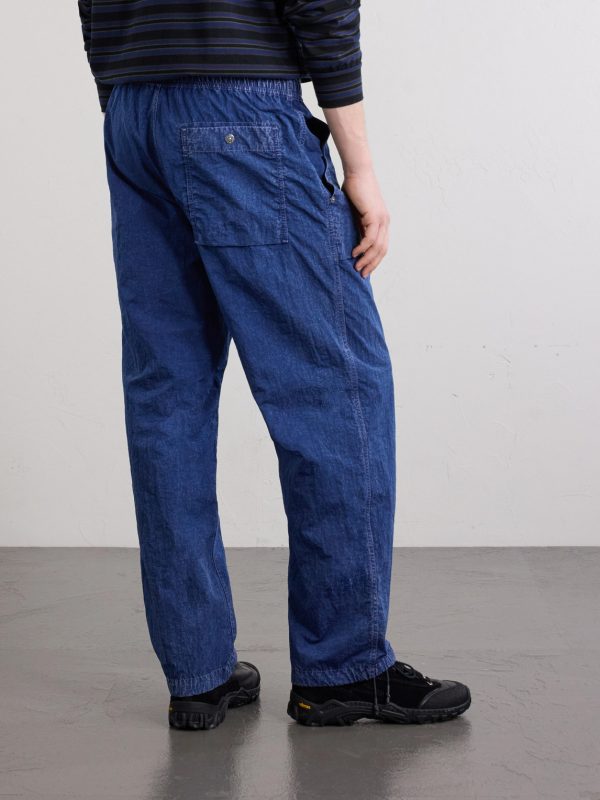 STONE ISLAND DENIM Straight-Leg Logo-Appliquéd Crinkled-Shell Trousers - BK STONE ISLAND DENIM Straight-Leg Logo-Appliquéd Crinkled-Shell Trousers - BK