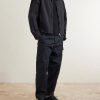 STONE ISLAND GHOST Straight-Leg Logo-Appliquéd Cotton-Canvas Cargo Trousers - OU STONE ISLAND GHOST Straight-Leg Logo-Appliquéd Cotton-Canvas Cargo Trousers - OU