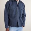 STONE ISLAND GHOST Garment-Dyed Cotton and Linen-Canvas Overshirt - FR STONE ISLAND GHOST Garment-Dyed Cotton and Linen-Canvas Overshirt - FR