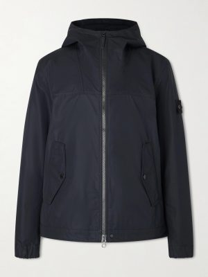 STONE ISLAND GHOST Cotton Hooded Parka