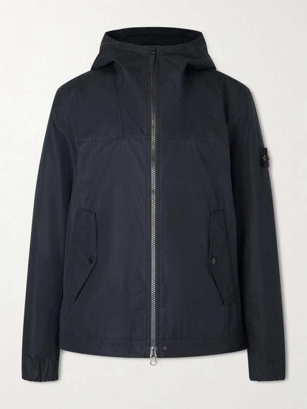 STONE ISLAND GHOST Cotton Hooded Parka