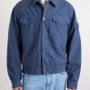 STONE ISLAND GHOST Linen-Blend Trucker Jacket - FR STONE ISLAND GHOST Linen-Blend Trucker Jacket - FR