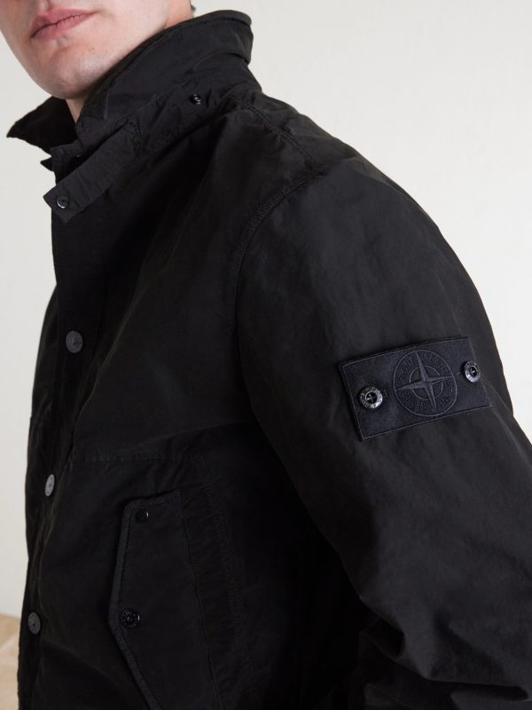 STONE ISLAND GHOST David Garment-Dyed Canvas Jacket - CU STONE ISLAND GHOST David Garment-Dyed Canvas Jacket - CU