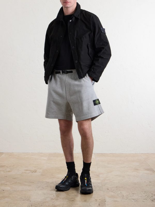 STONE ISLAND GHOST David Garment-Dyed Canvas Jacket - OU STONE ISLAND GHOST David Garment-Dyed Canvas Jacket - OU