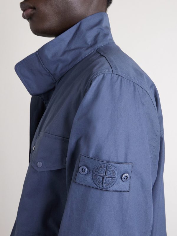STONE ISLAND GHOST Cotton-Canvas Field Jacket - CU STONE ISLAND GHOST Cotton-Canvas Field Jacket - CU