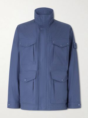 STONE ISLAND GHOST Cotton-Canvas Field Jacket