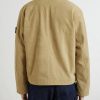 STONE ISLAND GHOST Split-Leather Jacket - BK STONE ISLAND GHOST Split-Leather Jacket - BK