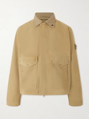 STONE ISLAND GHOST Split-Leather Jacket STONE ISLAND GHOST Split-Leather Jacket