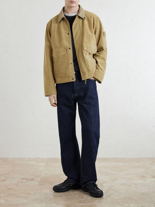 STONE ISLAND GHOST Split-Leather Jacket - OU STONE ISLAND GHOST Split-Leather Jacket - OU
