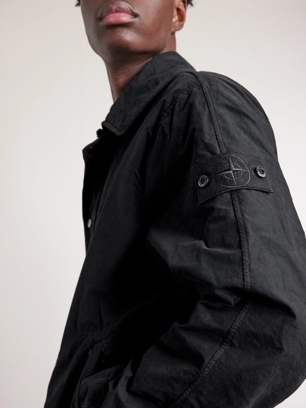 STONE ISLAND GHOST David Tech-Canvas Coat - CU