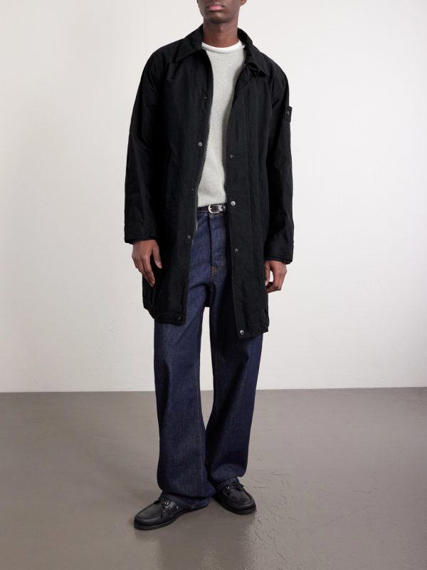 STONE ISLAND GHOST David Tech-Canvas Coat - OU