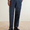 STONE ISLAND GHOST Straight-Leg Cotton and Linen-Blend Trousers - FR STONE ISLAND GHOST Straight-Leg Cotton and Linen-Blend Trousers - FR