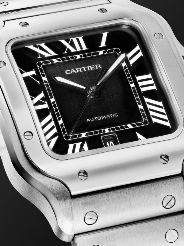 Santos de Cartier Large Automatic 47.5mm Stainless Steel Watch, Ref. No. WSSA0096 - CU Santos de Cartier Large Automatic 47.5mm Stainless Steel Watch, Ref. No. WSSA0096 - CU