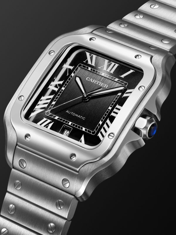 Santos de Cartier Large Automatic 47.5mm Stainless Steel Watch, Ref. No. WSSA0096 - FR Santos de Cartier Large Automatic 47.5mm Stainless Steel Watch, Ref. No. WSSA0096 - FR