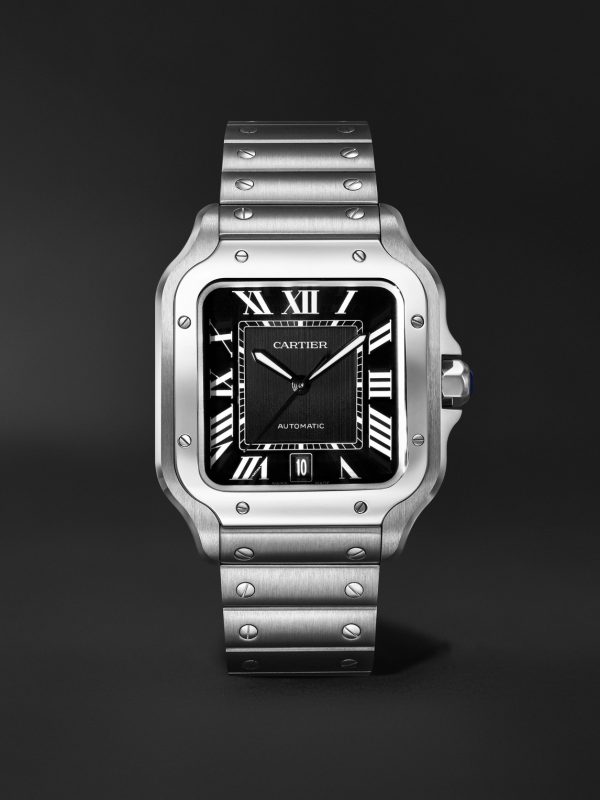 Santos de Cartier Large Automatic 47.5mm Stainless Steel Watch, Ref. No. WSSA0096 Santos de Cartier Large Automatic 47.5mm Stainless Steel Watch, Ref. No. WSSA0096