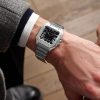 Santos de Cartier Large Automatic 47.5mm Stainless Steel Watch, Ref. No. WSSA0096 - OU Santos de Cartier Large Automatic 47.5mm Stainless Steel Watch, Ref. No. WSSA0096 - OU