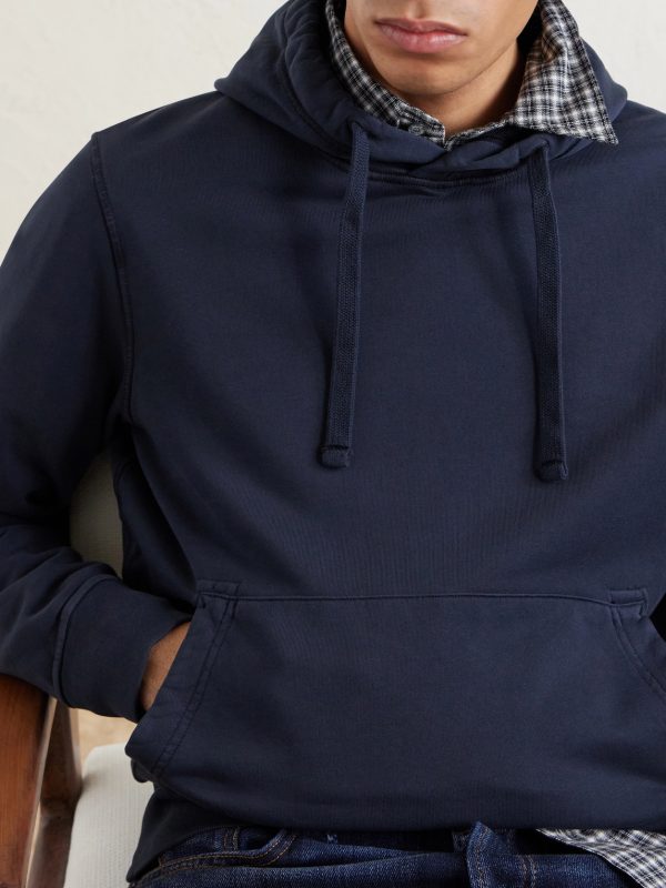 Logo-Appliquéd Organic Cotton-Jersey Hoodie - CU Logo-Appliquéd Organic Cotton-Jersey Hoodie - CU