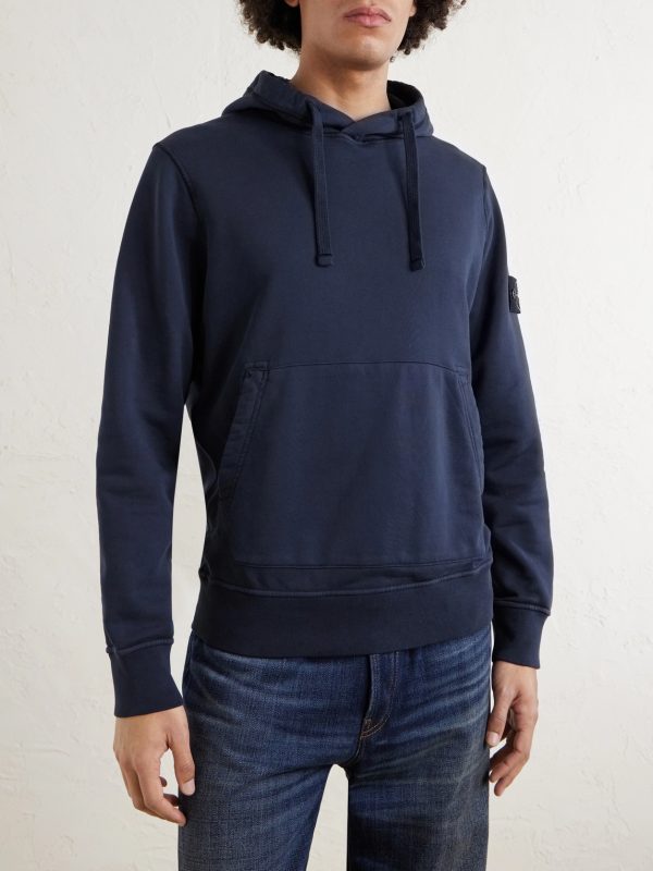 Logo-Appliquéd Organic Cotton-Jersey Hoodie - FR Logo-Appliquéd Organic Cotton-Jersey Hoodie - FR