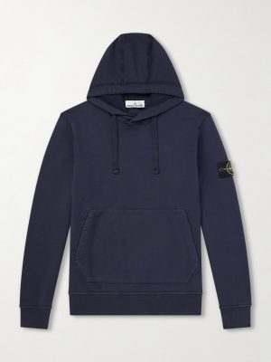 Logo-Appliquéd Organic Cotton-Jersey Hoodie