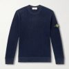 Waffle-Knit Organic Cotton Fleece Sweatshirt Waffle-Knit Organic Cotton Fleece Sweatshirt